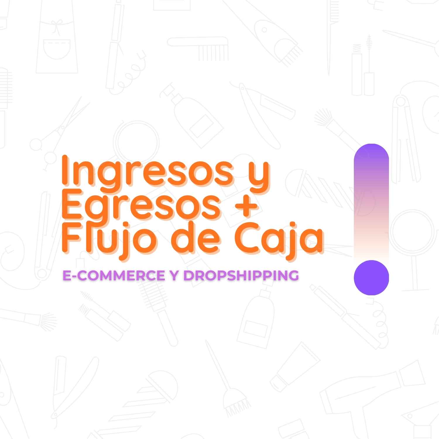 E-Commerce y Dropshipping - Ingresos y Egresos + Flujo de Caja